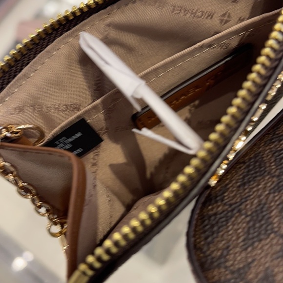 Michael Kors Jet Set Travel Small Leather Top Zip Coin Pouch With ID - Picture 10 of 13